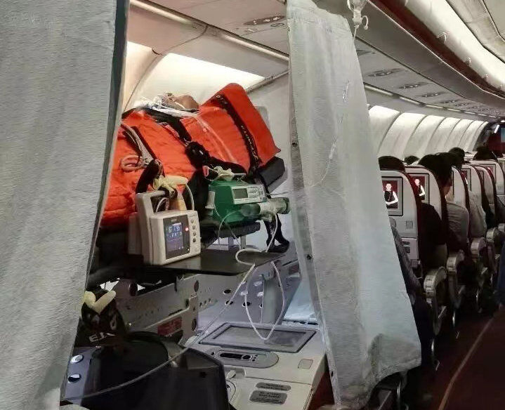 德惠市跨国医疗包机、航空担架